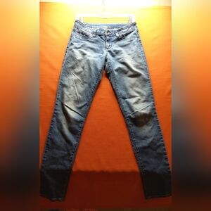 Bull Head Women's Skinny Jeans in Denim Blue